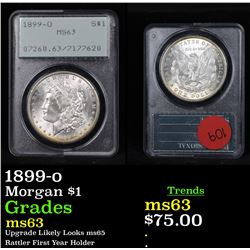 PCGS 1899-o Morgan Dollar $1 Graded ms63 By PCGS