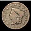 Image 2 : 1819 Coronet Head Large Cent 1c Grades f, fine