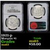 Image 1 : NGC 1921-p Morgan Dollar $1 Graded ms63 By NGC