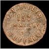 Image 3 : 1863 Indian Civil War Token 1c Grades f, fine