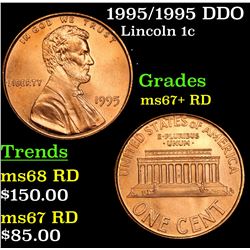 1995/1995 DDO Lincoln Cent 1c Grades GEM++ RD