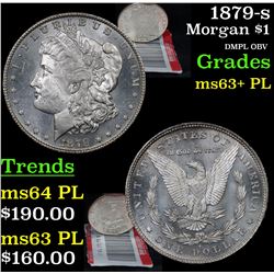 1879-s Morgan Dollar $1 Grades Select Unc+ PL