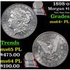 Image 1 : 1898-o Morgan Dollar $1 Grades Choice Unc+ PL