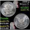 Image 1 : 1898-p Morgan Dollar $1 Grades Choice Unc+ PL