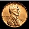 Image 2 : 1957-d Lincoln Cent 1c Grades Select+ Unc RD
