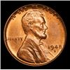 Image 2 : 1948-d Lincoln Cent 1c Grades Choice+ Unc RB