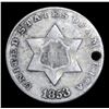 Image 2 : 1853 Three Cent Silver 3cs Grades vf details