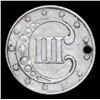 Image 3 : 1853 Three Cent Silver 3cs Grades vf details