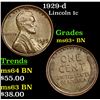 Image 1 : 1929-d Lincoln Cent 1c Grades Select+ Unc BN