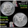 Image 1 : 1887-p Morgan Dollar $1 Grades Select Unc PL