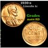 Image 1 : 1939-s Lincoln Cent 1c Grades Choice Unc RD