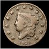Image 2 : 1831 Coronet Head Large Cent 1c Grades vg+