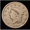 Image 2 : 1825 Coronet Head Large Cent 1c Grades vg+