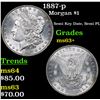 Image 1 : 1887-p Morgan Dollar $1 Grades Select+ Unc