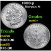 Image 1 : 1900-p Morgan Dollar $1 Grades Select+ Unc