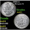 Image 1 : 1901-o Morgan Dollar $1 Grades Select+ Unc