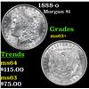 Image 1 : 1888-o Morgan Dollar $1 Grades Select+ Unc