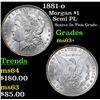 Image 1 : 1881-o Morgan Dollar $1 Grades Select+ Unc