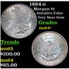 Image 1 : 1884-o Morgan Dollar $1 Grades Choice+ Unc