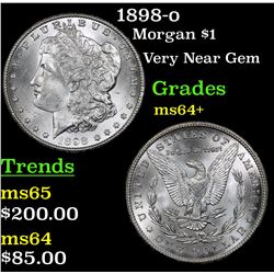 1898-o Morgan Dollar $1 Grades Choice+ Unc