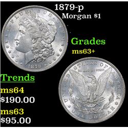 1879-p Morgan Dollar $1 Grades Select+ Unc