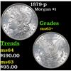 Image 1 : 1879-p Morgan Dollar $1 Grades Select+ Unc