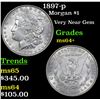 Image 1 : 1897-p Morgan Dollar $1 Grades Choice+ Unc