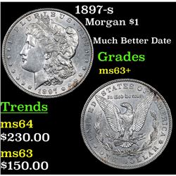 1897-s Morgan Dollar $1 Grades Select+ Unc