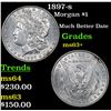 Image 1 : 1897-s Morgan Dollar $1 Grades Select+ Unc