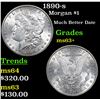 Image 1 : 1890-s Morgan Dollar $1 Grades Select+ Unc