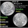 Image 1 : 1921-d Morgan Dollar $1 Grades Choice+ Unc