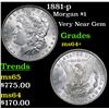 Image 1 : 1881-p Morgan Dollar $1 Grades Choice+ Unc