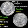 Image 1 : 1891-p Morgan Dollar $1 Grades Select+ Unc