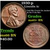 Image 1 : 1930-p Lincoln Cent 1c Grades GEM+ Unc BN