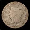 Image 2 : 1822 Coronet Head Large Cent 1c Grades g+
