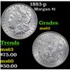 Image 1 : 1883-p Morgan Dollar $1 Grades Select Unc