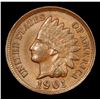 Image 2 : 1901 Indian Cent 1c Grades Select+ Unc BN