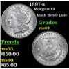 Image 1 : 1897-s Morgan Dollar $1 Grades Select Unc