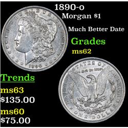 1890-o Morgan Dollar $1 Grades Select Unc