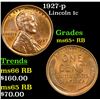 Image 1 : 1927-p Lincoln Cent 1c Grades Gem+ Unc RB