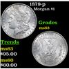 Image 1 : 1879-p Morgan Dollar $1 Grades Select Unc
