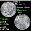 Image 1 : 1878-s Morgan Dollar $1 Grades Choice Unc