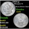 Image 1 : 1904-p Morgan Dollar $1 Grades Select Unc