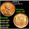 Image 1 : 1926-p Lincoln Cent 1c Grades Gem+ Unc RD