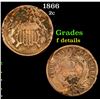 Image 1 : 1866 Two Cent Piece 2c Grades f details