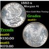 Image 1 : 1882-s Morgan Dollar $1 Grades GEM+ Unc