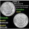 Image 1 : 1886-p Morgan Dollar $1 Grades GEM Unc