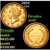 Image 1 : 1852 Gold Dollar $1 Grades Select Unc