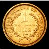 Image 3 : 1852 Gold Dollar $1 Grades Select Unc