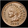 Image 2 : 1902 Indian Cent 1c Grades Select AU